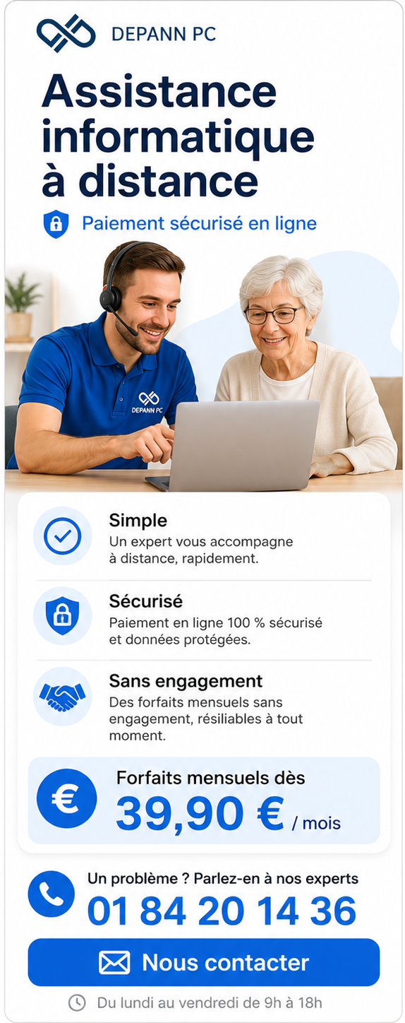 depann PC offre depannage mensuelle verticale depann PC offre depannage mensuelle verticale