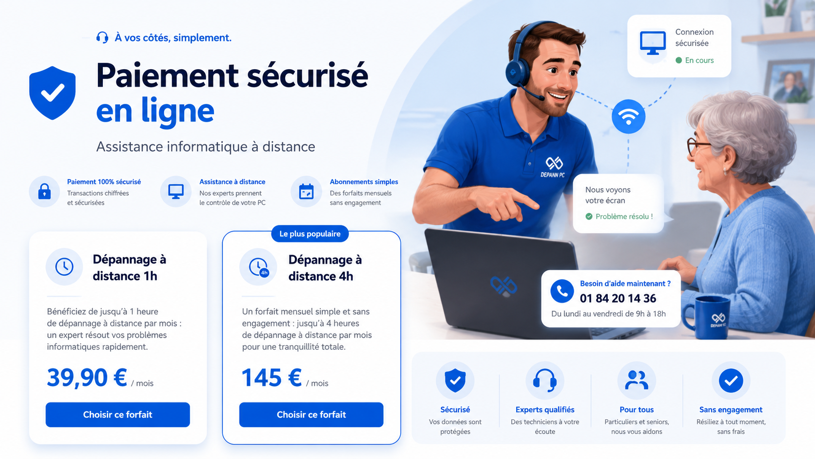 depann PC offre depannage mensuelle