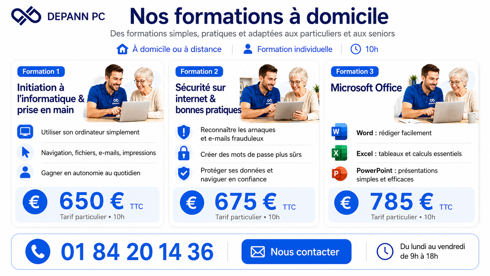 depann PC offre formation 